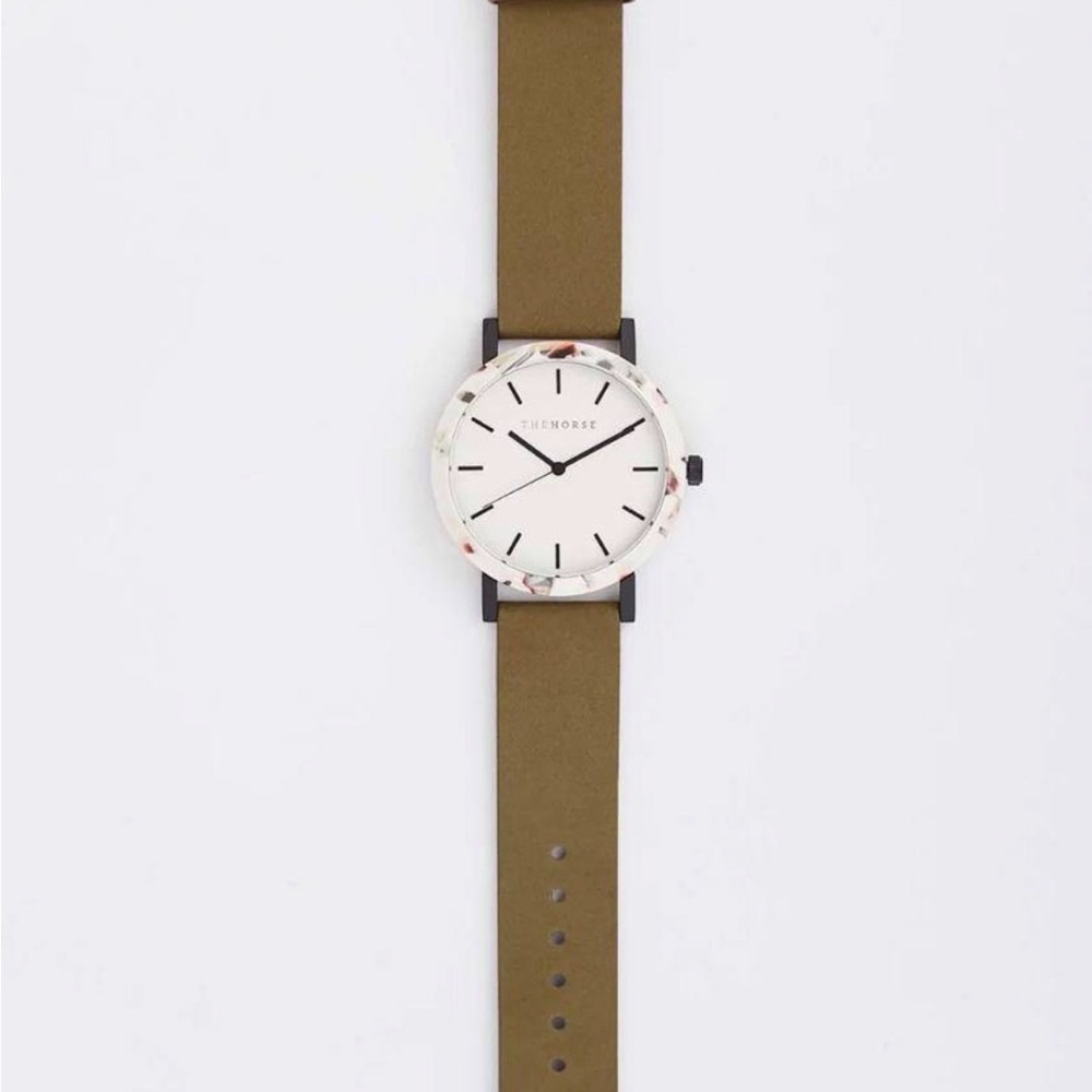 The Horse Timepiece with Olive Strap